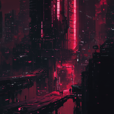 Futuristic Cyberpunk City