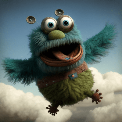 Flying Monster Muppet