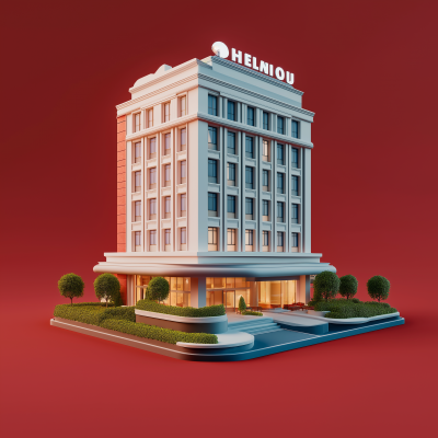 3D Hotel Icon