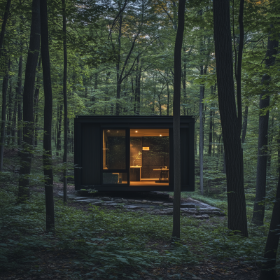 Modern Cabin in the Woods