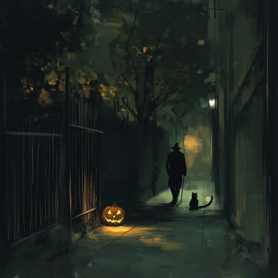 Halloween Alleyway