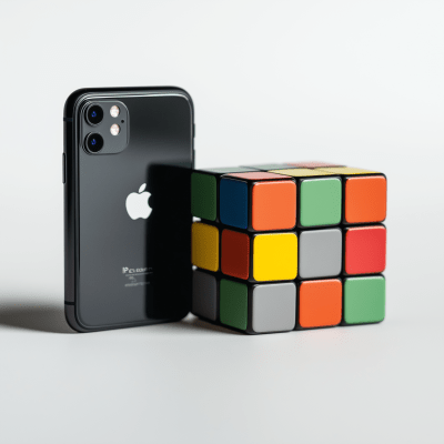 Rubik’s Cube and iPhone