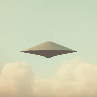 Vintage Triangle UFO