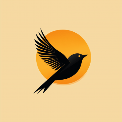 Minimalistic Bird Logo