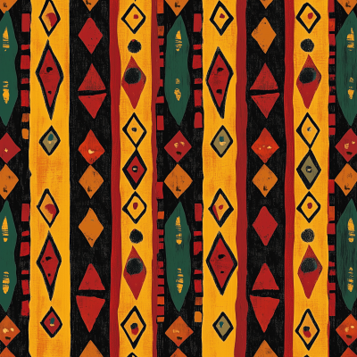 Vibrant Tribal Pattern