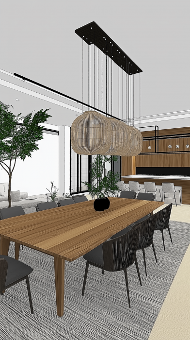 3D Model Dining Room