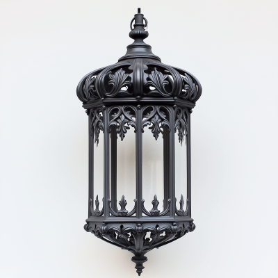 Gothic Wrought Iron Lantern