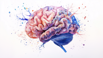 Colorful Brain Illustration