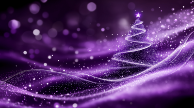 Lavender Christmas Tree