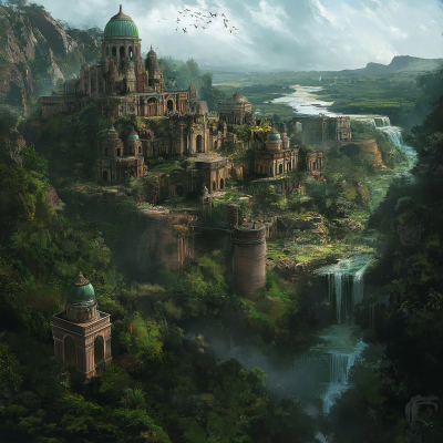 Elvish Ruins in Jungle