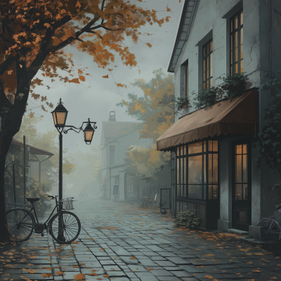 Peaceful Overcast Sky