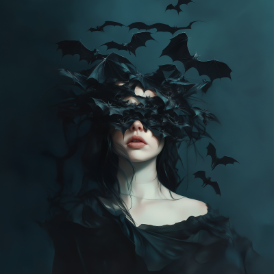 Portrait of a Girl with Bats