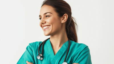 Smiling Veterinarian