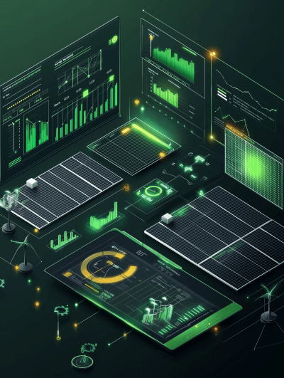 Isometric Dashboard Illustration