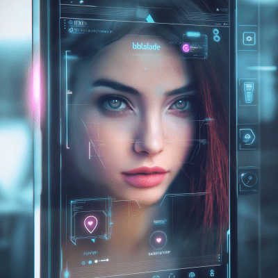 Futuristic Dating App Design