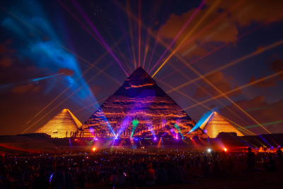 Pyramid Light Show