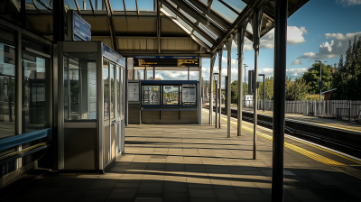 Modern British Railway Station