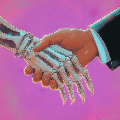 Handshaking Between Two Worlds