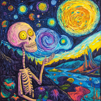 Starry Night by Matt Furie