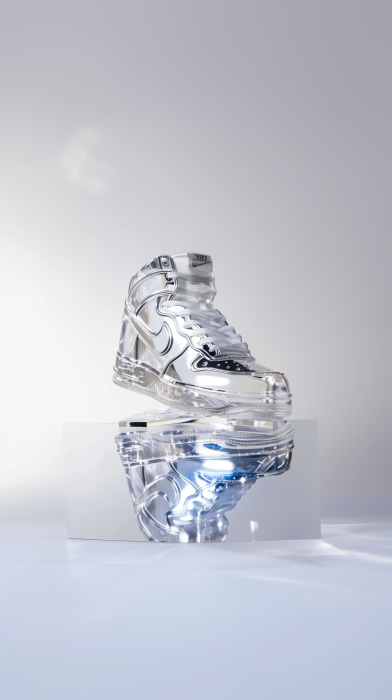 Glass Nike Hi Shoe