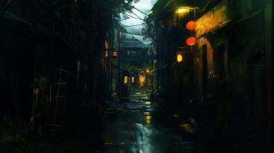 Dark Fantasy Alley View