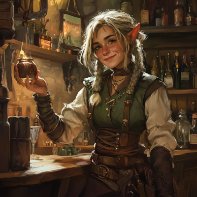 Halfling Bar Keeper