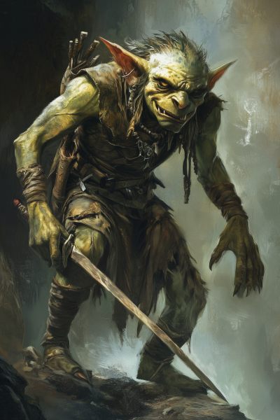 Realistic Goblin Warrior