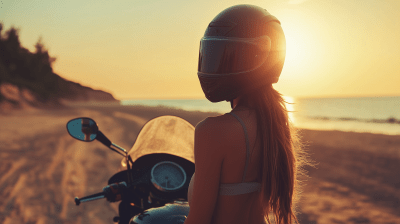 Beach Day Biker