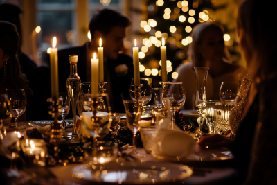 Winter Wedding Dinner