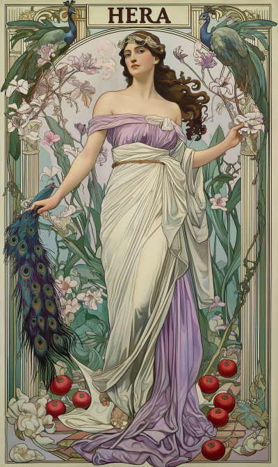 Art Nouveau Hera