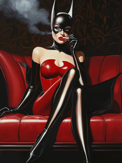 Batwoman Relaxing