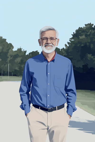 Smiling Man in Rotoscope