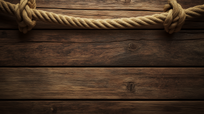 Wood Texture with Rope