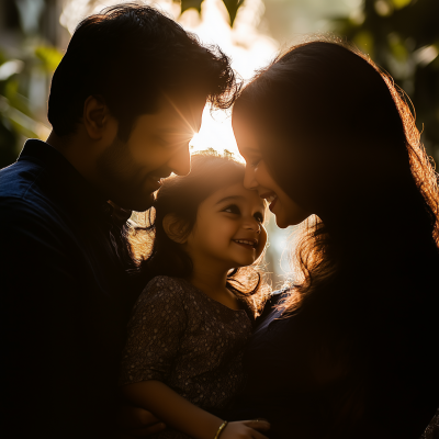 Posh Family Silhouette