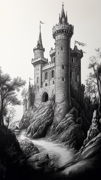 Coloring Book Castle