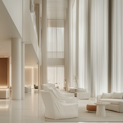 Modern White Lobby