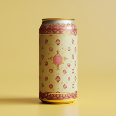 Wes Anderson Style Beverage Can