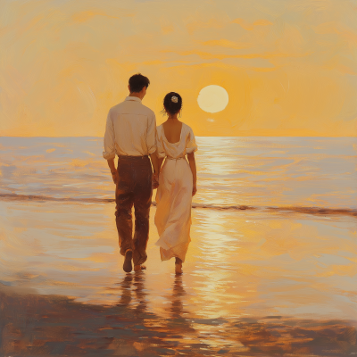 Romantic Beachwalk