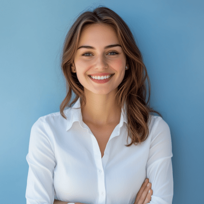 Happy Young Business Woman