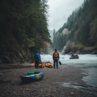 Whitewater Kayakers