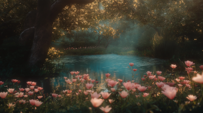 Tranquil Forest Meadow