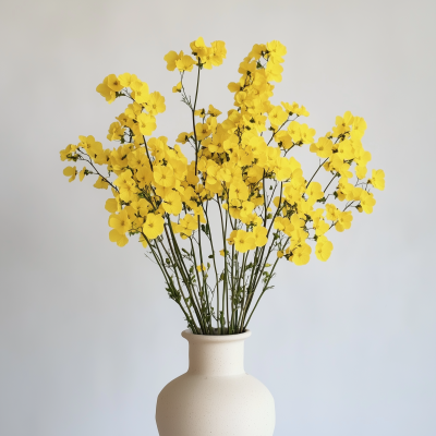 Rapeseed Flowers in a Vase