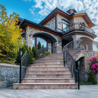 Beautiful House with Granite Stairs