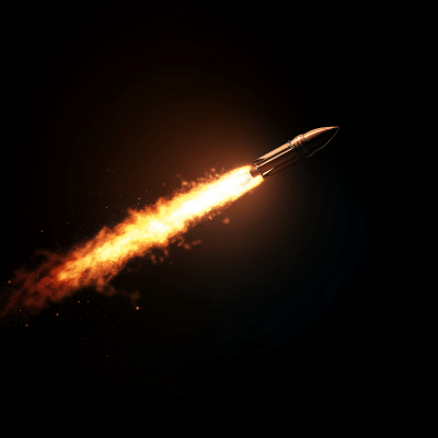 Rocket in Space