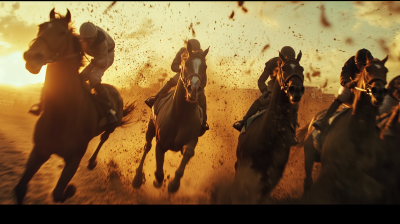 Cinematic Horse Race