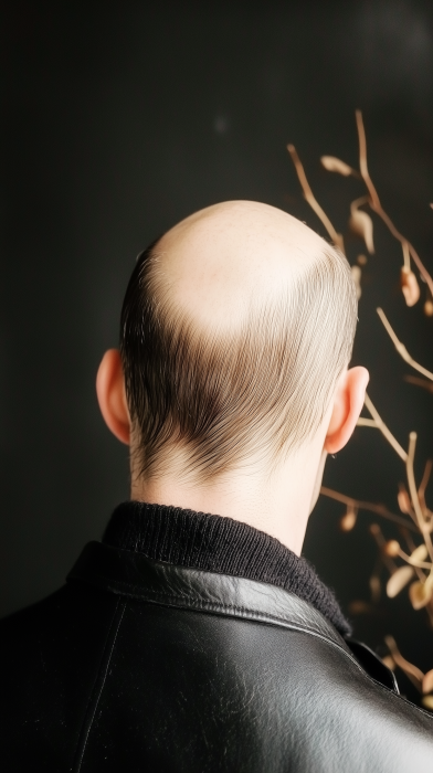 Balding Man from Behind