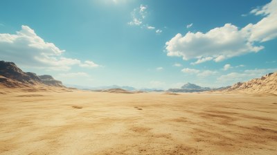 Cinematic Desert Landscape