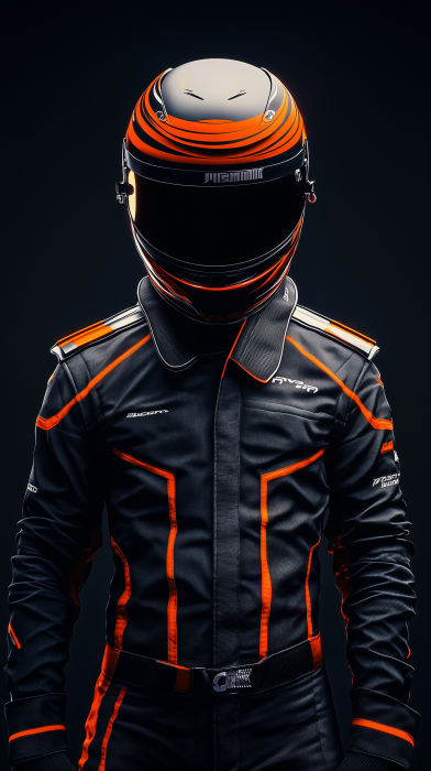 Racing Driver Portrait