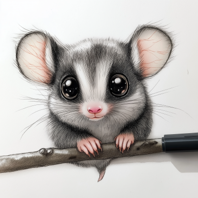 Cute Sugar Glider Joey