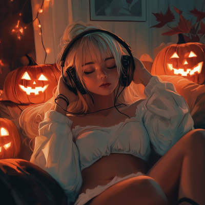 Halloween Lofi Aesthetic